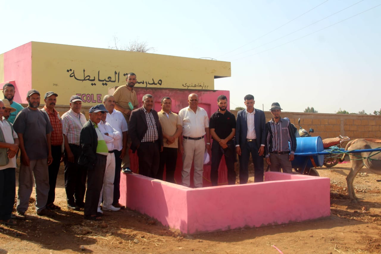 بناء سقاية لمياه الشرب بدوار لعيايطة جماعة لغديرة إقليم الجديدة