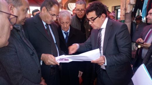 زيارة ميدانية  لعامل إقليم الجديدة للجماعة الترابية اولاد فرج