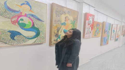 افتتاح معرض”أبعد من الخيال” للفنانة هدى بنجلون بالرباط