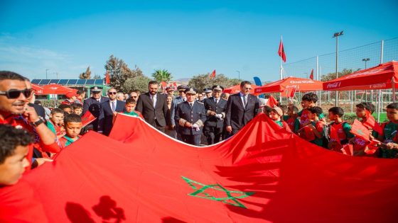 والي جهة سوس ماسة يترأس مراسم تحية العلم الوطني وتقديم مكتب المغفور له جلالة الملك الحسن الثاني الذي ألقى منه خطاب انطلاق المسيرة الخضراء